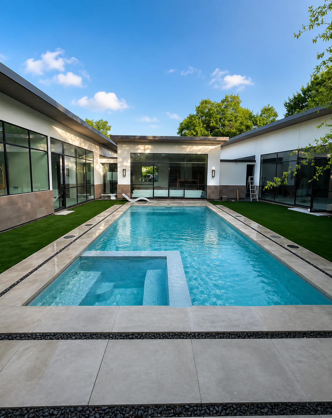 Custom pool construction — pool project by JB Pool Pros in Dallas–Fort Worth, TX